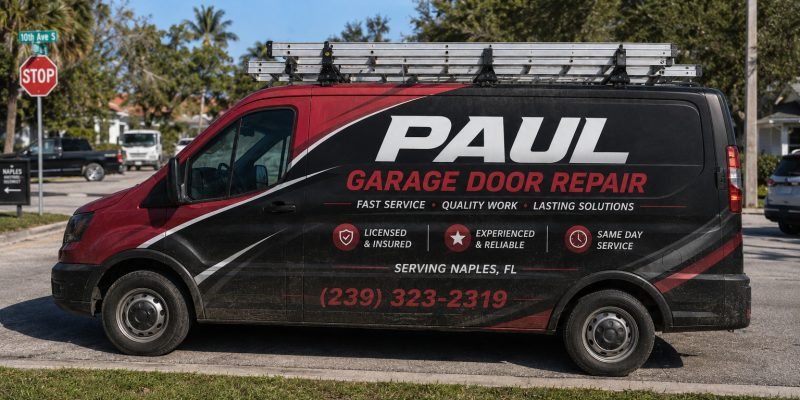 Our Service Van At The Location
